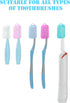 5 Packs Toothbrush Covers, Silicone Toothbrush Covers Caps for for Electric Toothbrush Replacement Head & Manual Toothbrush, Toothbrush Travel Ess...