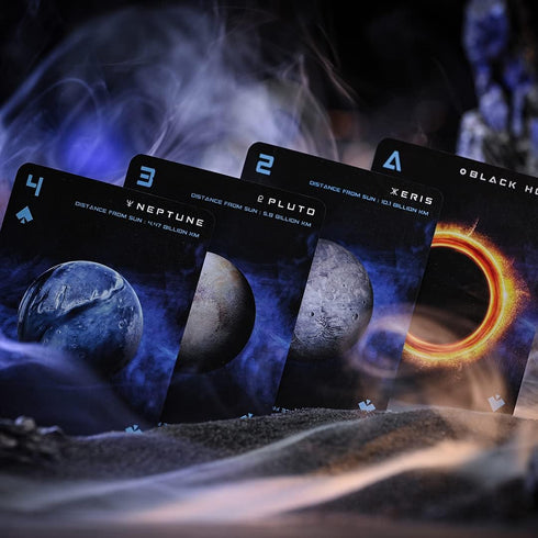Cosmos Playing Cards: Space-Themed for Astronomy Enthusiasts with Galaxy Planets - Black Hole, Sun, Mars, Moon... (Standard Edition)...