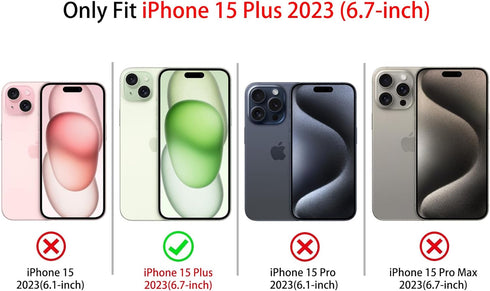 Compatible for iPhone 15 Plus Case Cute Clear Oil Flower Floral Leaf Design for Girls Women Soft TPU Shockproof Protective Girly for iPhone 15 Plu...
