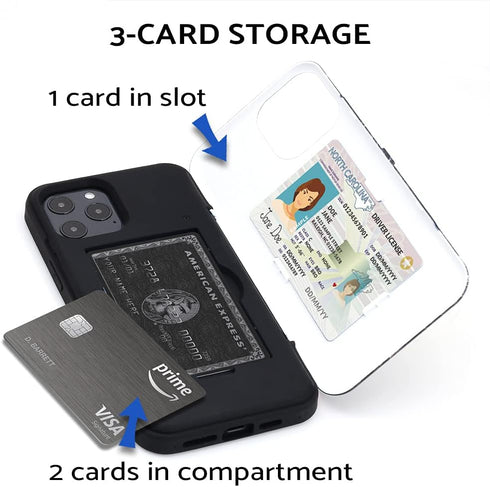 TORU CX PRO for iPhone 12 Pro Max Case Wallet | Protective Shockproof Heavy Duty Cover with Hidden Card Holder & Card Slot | Mirror & Wrist Strap ...
