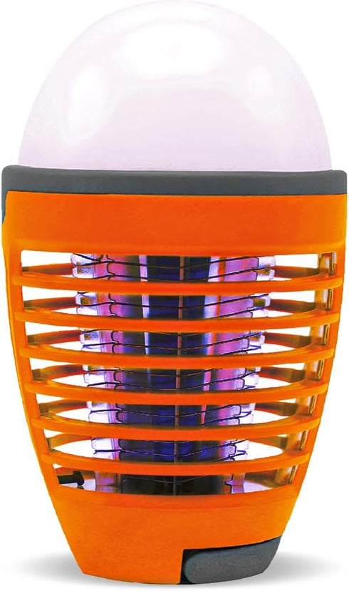 Himalayan Glow 2 in 1 Electric Bug Zapper Light Bulb, Outdoor Camping Lantern Rechargeable with Mosquito Zapper, Portable Waterproof, 1000 Volts, ...