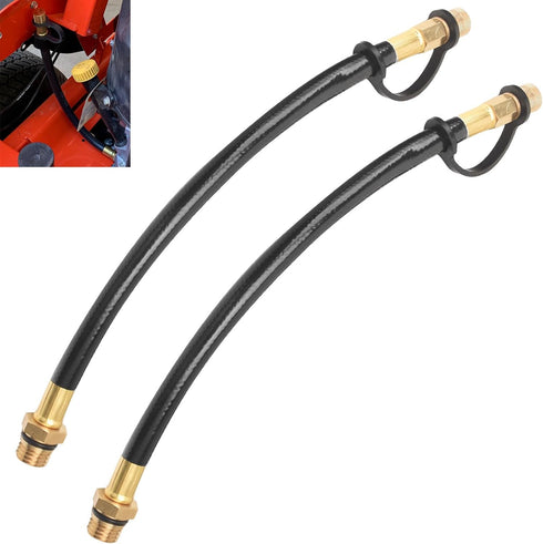 510440902 Engine Flex Drain Hose Compatible With Kawasaki FH FR FS FT & FX Engine Models, Also for Kubota Z412 Z122R, Replace 51044-0902 (2)...