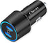 Cluvox 20W Dual USB C Fast Car Charger Compatible for iPhone 15 Pro Max/Plus/14/13/12/11/X/XS/XR/8/iPad Pro, Galaxy S23/S22 Cigarette USB Charger ...