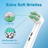 Kids Replacement Heads Compatible with Braun Oral B Kids Electric Toothbrush, Extra Soft Replacement Toothbrush Heads for Gentle Care, Kids toothb...