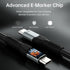 240W USB 4 Cable 6.6ft, Supports 8K@60Hz HD Display & 40Gbps Data Transfer, USB C to USB C Fast Charging for iPhone 15/Pro/Plus/Pro Max, Samsung G...