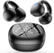 Ear Clip Earbuds True Wireless Bluetooth Headphones, Mini Bone Conduction Earphones Open Ear Headphones for Sport Running Workout Driving Compatib...