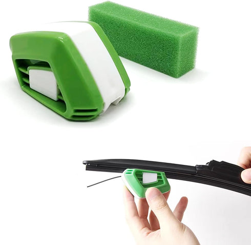 QODOLSI 1 PC Car Windshield Wiper Repairer, 2.5" x 1.7" x 1.4" Easy Grip Repair Blades Cutter Cleaning Wiper, DIY Smart Quickly Restores Tool, Uni...