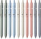 FIOVER Gel Pens, 10pcs 0.5mm Black Ink Pens Quick Dry Ink Pens Fine Point Smooth Writing Pen for Journaling Note Taking, Pens Ballpoint for School...