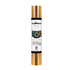 TECKWRAP Metallic Textured Chrome Vinyl Adhesive Vinyl for Craft Cutter 1ft x 5ft, Gold...