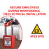 Master Lock S2391 Lockout Tagout Miniature Circuit Breaker,Red, Wide Toggles...