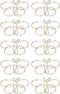 50pcs Butterflies Shaped Paper Clips,Golden Butterflies Paper Clips Animal Shapes Paper Clips Metallic Paper Clips for Office Supplies Wedding Wom...