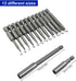 12 Pcs Torx Head Screwdriver Bit Set + 2 Sizes Magnetic Drill Bit Extension Holder, 1/4" Hex Shank S2 Security Tamper Proof Screw Driver Kit Tools...