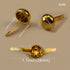 100 Pcs Paper Brass Fasteners Brass Brads Round Fasteners for Craft & Scrapbooking DIY Supplies...