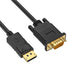 (in) DisplayPort to (Out) VGA Adapter DP to VGA Cable Male to Male Gold-Plated for Computer, Laptop, Monitor, TV, Projector (NOT Bidirectional,) (...