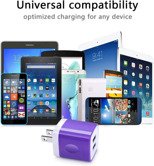 USB Charger,Charging Block 5-Pack 1A/5V USB Power Home Travel Adapter Wall Charger Cube Brick Box Base Head Compatible with Phone 14 13 12 11 X 8 ...