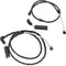 Brake Pad Wear Sensor Front & Rear Wheel | Compatible for BMW X3 E83 2004 2005 2006 2007 2008 2009 2010 | Replacement # 34353411756, 34353411757...