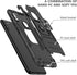 for Samsung A11 Phone Case with Screen Protector, Hard Rubber Bumper with 360° Rotation Ring Kickstand Cases for Samsung Galaxy A11 (Black)...