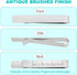 kilofly Men's Hidden Message "love is the tie that binds" Tie Bar 2 Inch Silver...