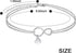 FLYOW Infinity Layered Anklet 925 Sterling Silver for Women Adjustable Heart Ankle Bracelet Boho Beach Foot Chain 9+1.5 Inch Charm Jewelry Birthda...