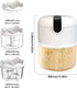 (100+250+350ML) White 3 CUP Cordless Mini Food Chopper,Small Food Processor for Garlic,Nut,Meat...