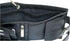FLW Spacious Black Biker's Genuine Leather Wallet with a Chain...