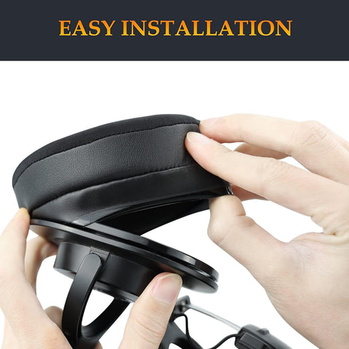 SOULWIT Cooling Gel Earpads Cushions for Audio-Technica ATH M50X/M40X, HyperX Cloud/Alpha, SteelSeries Arctis, Ear Pads for Sony MDR-1ABT/1RBT/1RN...