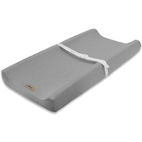 Super Soft and Stretchy Changing Pad Cover 2pk by BlueSnail (Heather Grey)...