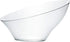 PLASTICPRO Disposable Angled Plastic Bowls Round Large Serving Bowl, Elegant for Party's, Snack, or Salad Bowl, Clear Pack of 4...