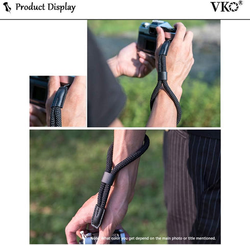 Soft Camera Wrist Strap, Rope Camera Hand Strap for Point-and-Shoot Camera,Mirrorless Camera,Small Camera Hand Strap Black...