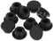 10 Pcs 10mm Rubber Hole Plug Black Silicone Round Snap in Type Locking Furniture Hole Plug Protective Cover Rubber Plugs for Holes Watertight(Blac...