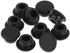 10 Pcs 10mm Rubber Hole Plug Black Silicone Round Snap in Type Locking Furniture Hole Plug Protective Cover Rubber Plugs for Holes Watertight(Blac...