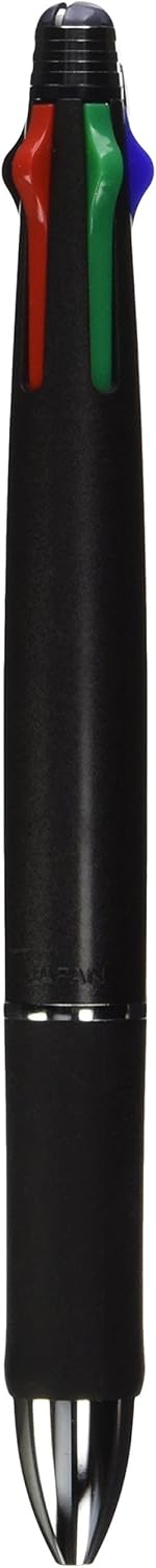 Zebra Clip-On 1000, 4 Color 0.7 mm Ballpoint Multi Pen 0.5 mm Pencil, Black Body (B4SA2-BK)......