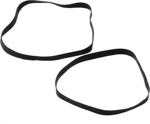 Lovermusic 20Pcs Width 0.19inch Flat Cassette Tape Machine DVD Drive Rubber Belt Replacement for Recorder Black...