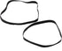 Lovermusic 20Pcs Width 0.19inch Flat Cassette Tape Machine DVD Drive Rubber Belt Replacement for Recorder Black...