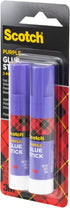 Scotch Purple Glue Stick 6108-2N – .28 Ounce, Acid-Free, Non-Toxic, Dries Clear, Ideal for Paper and Fabric Projects, 2-Pack...