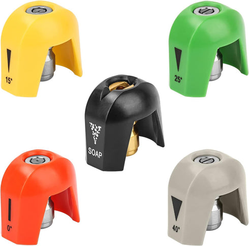 SPX3000-TPS Universal Pressure Washer Nozzle Tips Compatible with Sun Joe SPX 3000 Series and Universal Pressure Washers,5 Piece Quick Connect Spr...