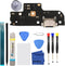 Charging Port Replacement Kit for Motorola Moto G Pure 2021 XT2163 USB Flex Dock Connector Charging Flex Replacement with Tools...
