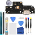 Charging Port Replacement Kit for Motorola Moto G Pure 2021 XT2163 USB Flex Dock Connector Charging Flex Replacement with Tools...