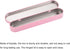 uxcell Metal Tin Box, 6pcs 6.89" x 1.5" x 0.79" Empty Tinplate Containers with Hinged Lids, Pink, for Home Organizer, Candles, Gifts, Car Keys, Cr...