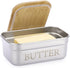 Butter Dish with Lid for Countertop, Stainless Steel Butter Holder Container with Silicone Sealing, Butter Keeper for Kitchen, Holds 1 Stick West ...