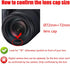 72mm Lens Cap Cover Compatible for Canon R3 R5 kit RF 24-240mm, for NIKKOR 18-200mm Lens (2 Pack)...