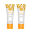 2 Pcs Orange Exfoliating Gel, Face and Body Exfoliating Scrub Gel, Deep Cleansing Moisturizing Facial Exfoliator....