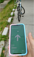 Bike Mount Holder Compatible with Airtag, Waterproof Elastic Silicone Attachment Loop, Easy Attach to Bicycle Reflector Hidden Under Seat, Black...