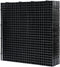 8 Pieces 11.8x11.8in (30X30cm) Aquarium Grid Plastic, Fish Tank Divider, Egg Crate for DIY Filtration and Bottom Protection in Aquascaping (Black-...