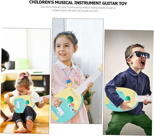 BESTonZON 1pc Simulated Guitar Dinosaur Guitar Early Educational Music Toy Girl Toys Children’s Toys Kids Ukulele Toddler Guitar Toy Vintage Style...