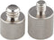 CAMVATE 1/4" Female to 3/8" Male & 3/8"-16 Female to 1/4"-20 Male Screw Adapter for Tripod and Camera and Qr Plate/Adapter Brass - 0910...