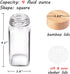 Churboro Replacement Glass Spice Jars with Bamboo Lids- 4 oz Square Spice Jars...