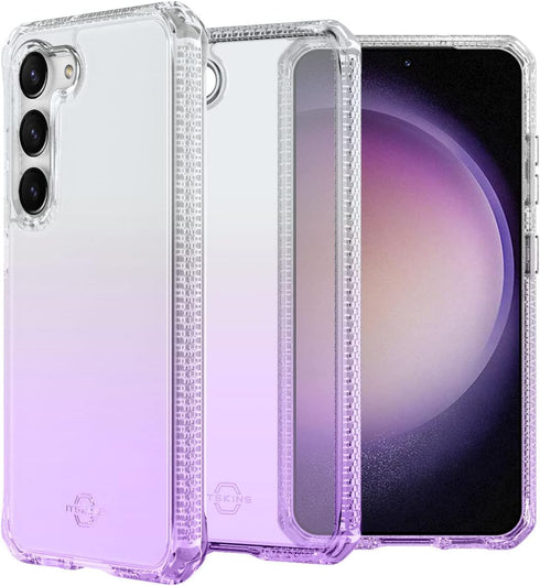 Itskins for Samsung Galaxy S23+ HYBRID R // OMBRE Protective Phone Case, Slim Hybrid Case, Anti-Yellowing, and Heavy Duty Shockproof Cover, Milita...