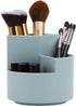 LoveBB 360 Rotating Pencil Pen Holder - 3 Slot Makeup/Cosmetics Brushes Storage Organizer Cup for Desk Table Vanity Countertops, Blue...