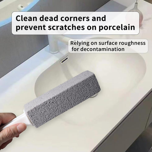 Pumice Stone for Toilet Cleaning, Pumice Cleaning Stone with Handle, Toilet Cleaner, Pumice Stone, Toilet Wand, Toilet Bowl Cleaner Brush, Toilet ...